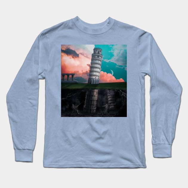 Behind the Scenes Long Sleeve T-Shirt by Ergen Art